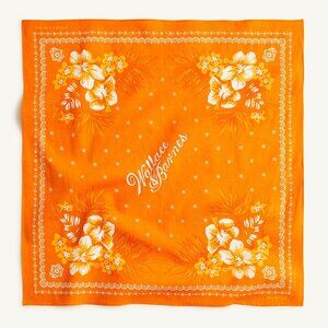 RARE Wallace & Barnes Bandana NEW with tags in Byzantine Orange Jungle